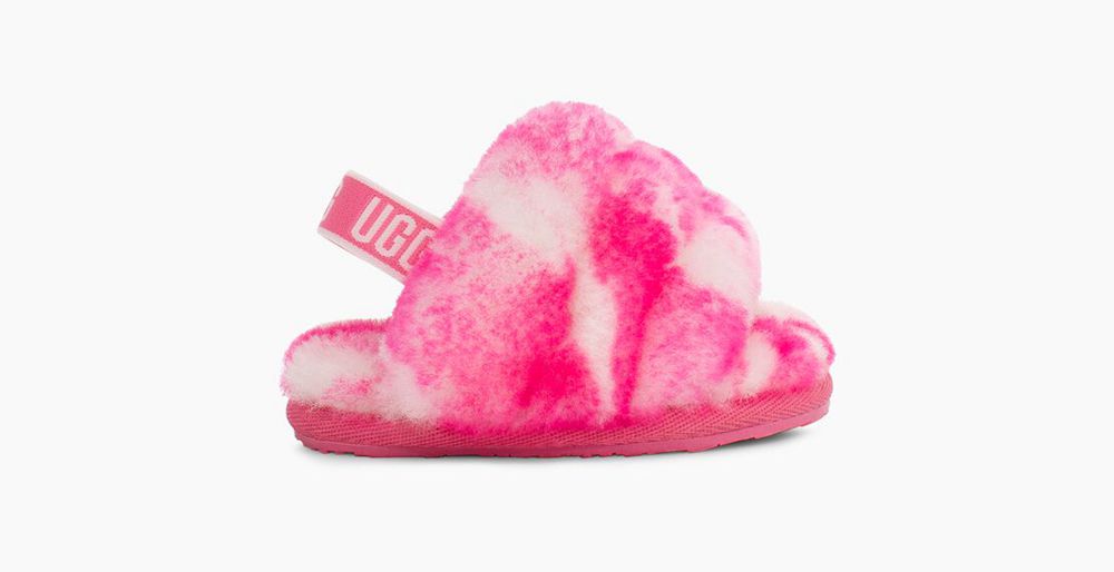 Ugg Slides Canada - Ugg Kids' Fluff Yeah Marble Pink Rose